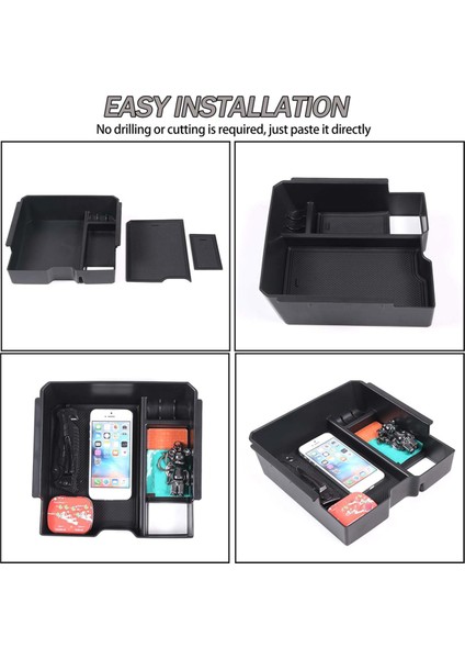 Ford Ranger Everest 2023 Merkez Konsolu Organizatör Tepsisi Için, Koltuk Desteği Saklama Kutusu Ek (Elektrikli Handbrake Versiyonu) (Yurt Dışından) modelleri