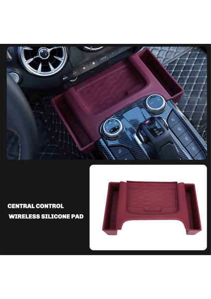 Büyük Duvar Tankı Için 300 Hi4-T Merkezi Kontrol Şarj Silikon Pad Saklama Kutusu Modifiye Iç Aksesuarlar Kırmızı (Yurt Dışından) fırsatları