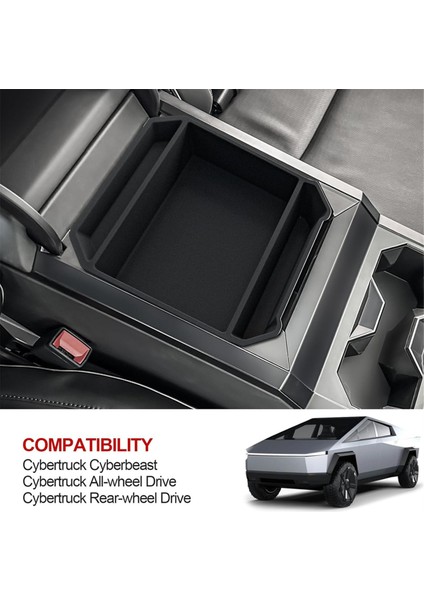 Tesla Cybertruck 2024 Için Merkez Konsol Organizatörü, Cybertruck Aksesuarları Için Yükseltilmiş Akın Abs Depolama Tepsi Kutusu (Yurt Dışından) indirimleri