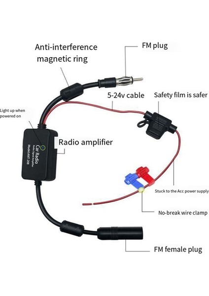 Fmam Radyo Anten Sinyal Amplifikatörü Manyetik Döngü ile (Yurt Dışından) fırsatları