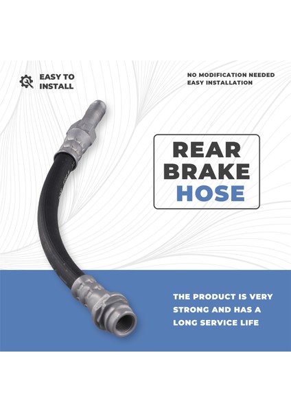 Araba Arka Fren Hortumu 6G91-2282ED 1460255 2008 Için (Yurt Dışından) indirimleri