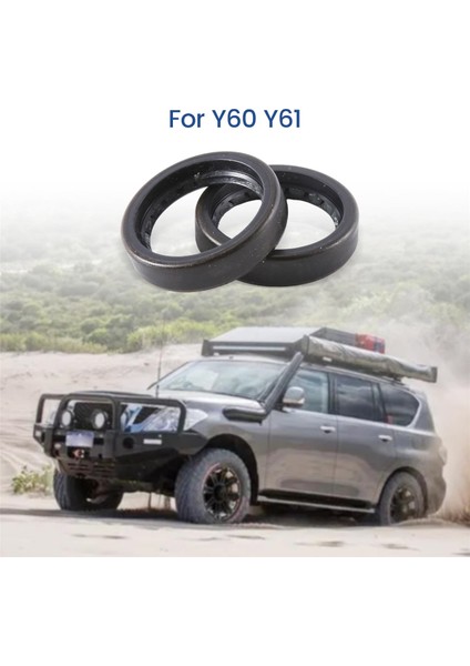 Patrol Y6061 Için 2 Adet Ön Aks Contası Yağ Contası Kiti 303752-KIT (Yurt Dışından)