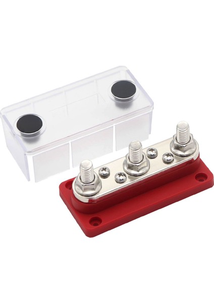 Güç Dağıtım Terminal Bloğu 48V 300A Kırmızı M10'U Takın (Yurt Dışından)