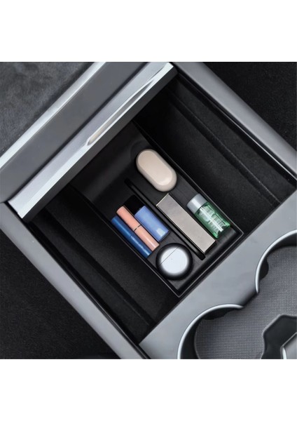 Tesla Model Y Juniper 2025 Gizli Saklama Kutusu Için Orta Konsol Organizatör Tepsisi Alt Organizatör Aksesuarları 2 Pcs (Yurt Dışından) indirimleri