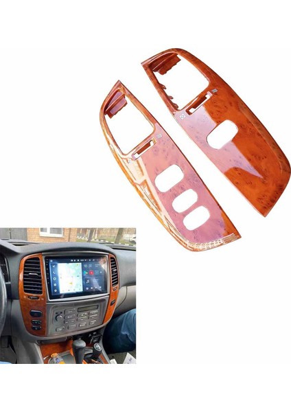 Land Cruiser Araç Gösterge Paneli Havalandırma Paneli Ahşap Desenli (Yurt Dışından) fırsatları