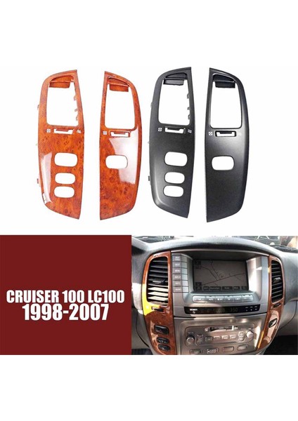 Land Cruiser Araç Gösterge Paneli Havalandırma Paneli Ahşap Desenli (Yurt Dışından) indirimleri
