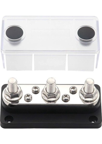 Güç Dağıtım Terminal Bloğu 48V 300A Siyah M10'U Takın (Yurt Dışından)