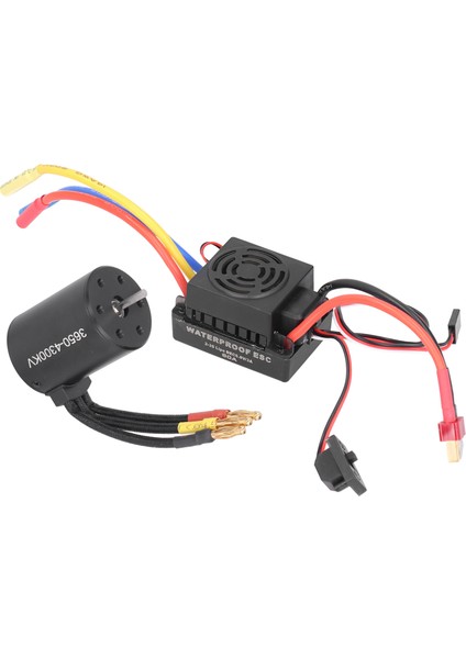 3650 Su Geçirmez 4300KV Fırçasız Motor 60A Fırçasız Esc Aksesuar Seti 1/10 Rc Araba Için (Yurt Dışından) fiyatları