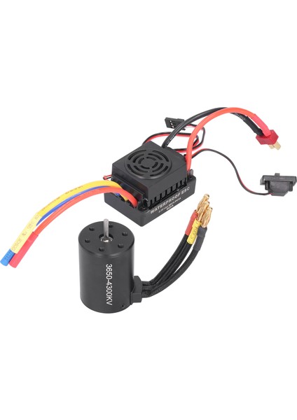 3650 Su Geçirmez 4300KV Fırçasız Motor 60A Fırçasız Esc Aksesuar Seti 1/10 Rc Araba Için (Yurt Dışından) fırsatları