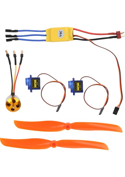 A2212 1400KV Fırçasız Motor 30A Esc SG90 9g Mikro Servo 8060 Pervane Rc Uçak Için (1400KV Motor 30A Esc 9g Servo 8060 Pervane) (Yurt Dışından) fırsatları