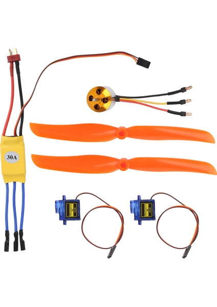 A2212 1400KV Fırçasız Motor 30A Esc SG90 9g Mikro Servo 8060 Pervane Rc Uçak Için (1400KV Motor 30A Esc 9g Servo 8060 Pervane) (Yurt Dışından) indirimleri