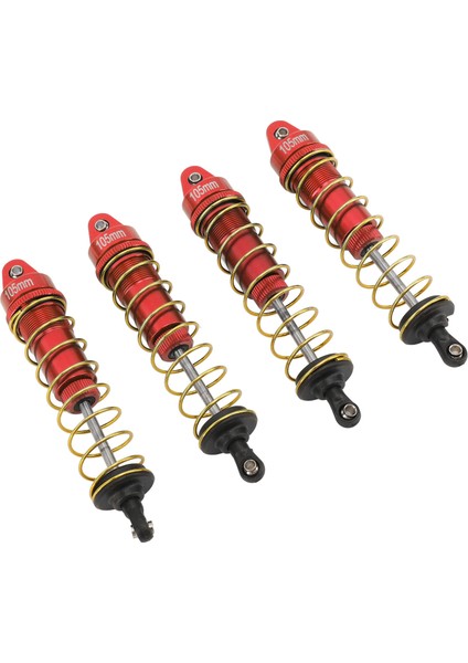 4 Adet Rc Amortisör SCX10 Yedek Ön Arka Rc Amortisör Yayı Damperi 1/10 Rc Paletli Araba Kırmızı (Yurt Dışından) indirimleri