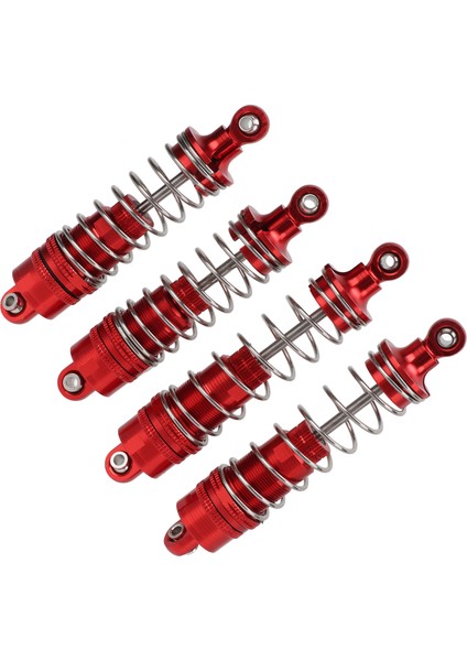 4 Adet Tamamen Metal Amortisör Sönümleyici Wltoys 104001 1/10 Rc Araba Yükseltme Aksesuarlarıkırmızı (Yurt Dışından) modelleri