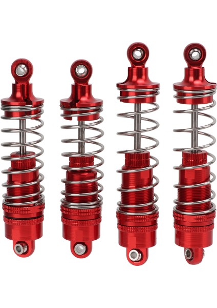 4 Adet Tamamen Metal Amortisör Sönümleyici Wltoys 104001 1/10 Rc Araba Yükseltme Aksesuarlarıkırmızı (Yurt Dışından) fırsatları