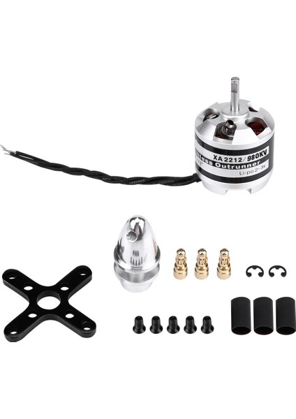 Emax XA2212 2-3 S Fırçasız Motor Rc Dört Pervaneli Helikopter Multicopter Uçak (980KV) (Yurt Dışından)