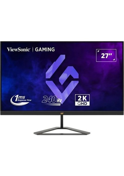 Vıewsonıc 27" VX2758A-2K-PRO-3 2k Qhd 1ms 240HZ HDMI Dp HDR10 Freesync Premıum Ps/xbox Rgb IPS Gamıng Monıtor