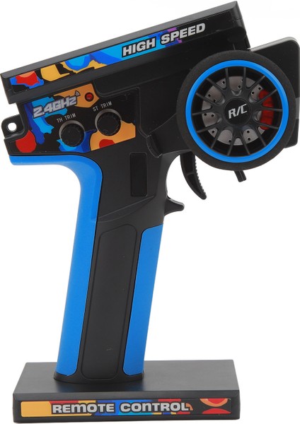 Rc Verici Rc Araba Radyo Sistemi Uzaktan Kumanda Verici Wltoys 124017 124016 144010 104072 124007 Mavi ve Siyah (Yurt Dışından)