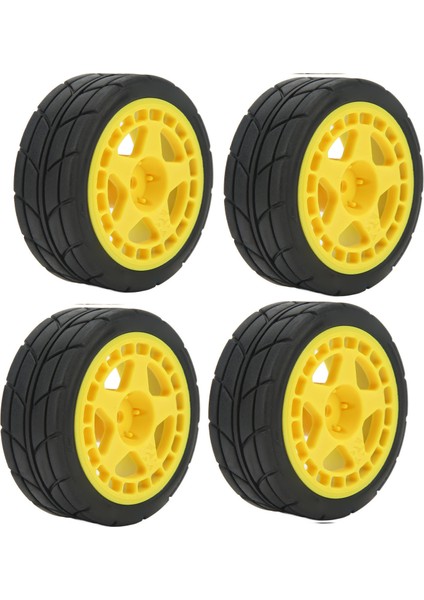 4 Adet 1/10 Rc Tekerlek Lastikleri Hub Fin Plastik Ka Rc Düz Tekerlek Araba Yükseltme Parçaları Için Sarı (Yurt Dışından) modelleri