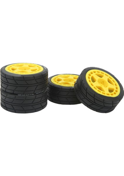 4 Adet 1/10 Rc Tekerlek Lastikleri Hub Fin Plastik Ka Rc Düz Tekerlek Araba Yükseltme Parçaları Için Sarı (Yurt Dışından) indirimleri