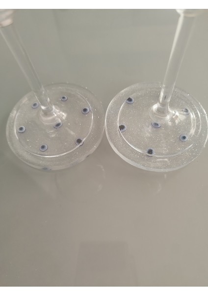 1adet NAZAR BONCUKLU Bardak Altlığı Epoksi Şık Tasarım Özel Seri(Renk Için Özel Sipariş Alınır) modelleri