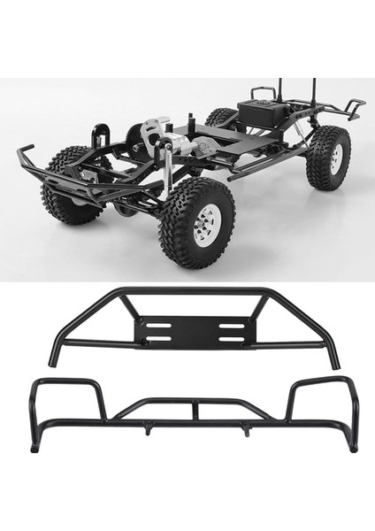 Model Araç Aksesuar Metal Ön Arka Tampon Için Tf2 / Tf1 1/10 Ölçekli Rc Paletli Araba (Yurt Dışından) fırsatları