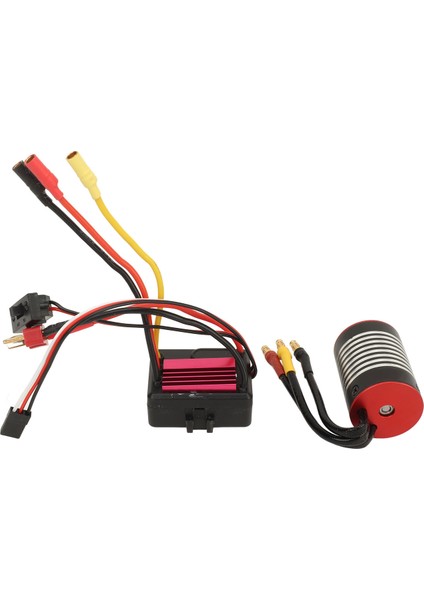 Rc Fırçasız Esc 35A 4 Kutuplu Yüksek Burulma Su Geçirmez Alüminyum Alaşım Rc 2430 Fırçasız Motor 1/16 1/18 Rc Araba Için 3200KV (Yurt Dışından) indirimleri
