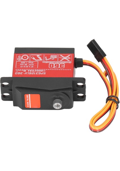 26 kg Dijital Çift Eksenli Servo Yüksek Tork Sürekli Rotasyon Motor Servo Servo Arms ile Robot Için (Yurt Dışından) indirimleri