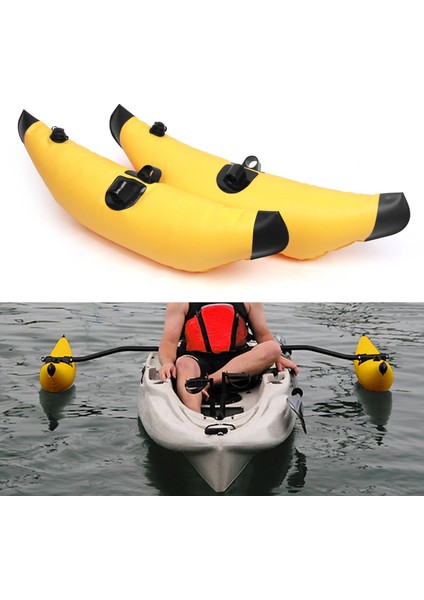 2 Adet Kayık Pvc Şişme Outrigger Şamandıra Kayık Tekne Balıkçılık Ayakta Şamandıra Sabitleyici (Yurt Dışından) fiyatları