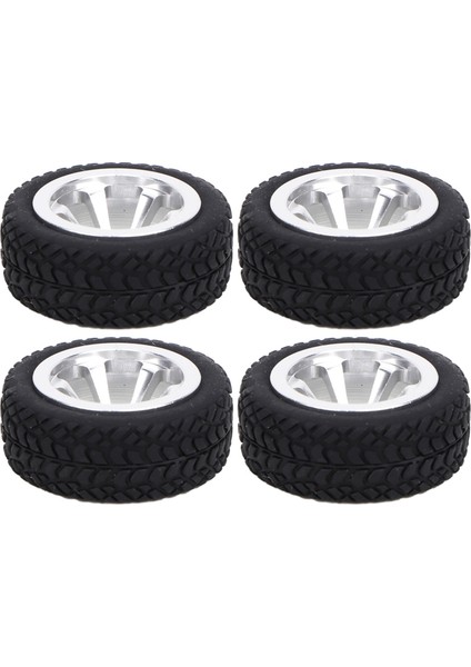 4 Adet Rc Araba Modeli Aksesuarları Wltoys 1/28 K989-53 Rc Alüminyum Lastikler (Gümüş) Için Uygun (Yurt Dışından) fırsatları