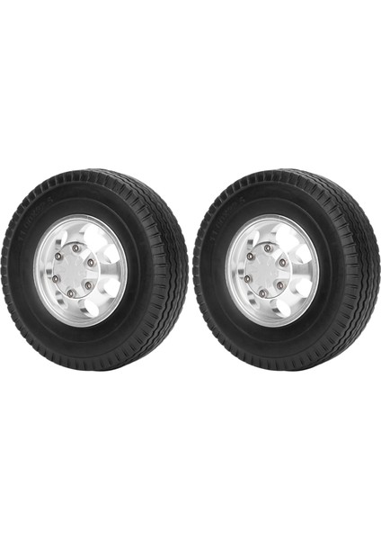2 Adet Rc Ön Tekerlekler 7 Konuşmacı ile Alüminyum Alaşımlı Hub Tamiya 1/14 Rc Araba Için (Yurt Dışından) fiyatları