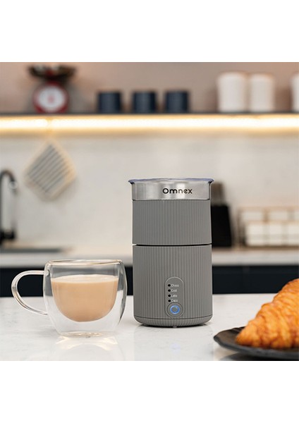 Ox-Pro Kapsüllü Espresso Kahve Makinesi Beyaz & Swifo Max Süt Köpürtücü