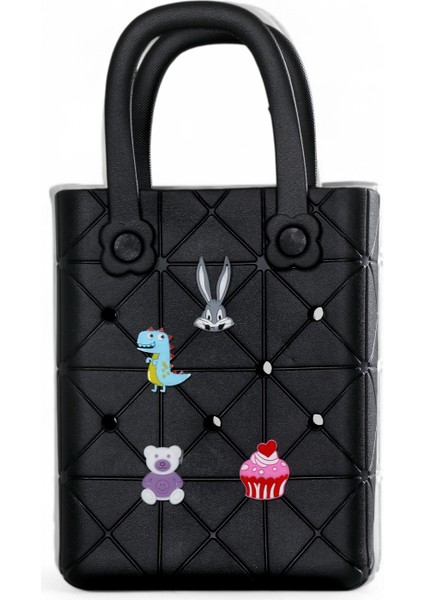 Rahat Taşınabilir Eva Omuz Çantası – Charm Detaylı-Küçük Boy fiyatları