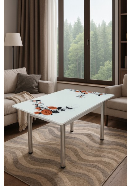 Yandan Açılır Büyüyen Cam Mutfak Masası 70X110 fiyatları