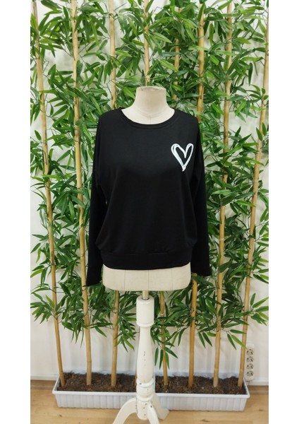 Eyesof Kadın Uzun Kollu Bisiklet Yaka Viskon Iki Iplik Bluz fırsatları