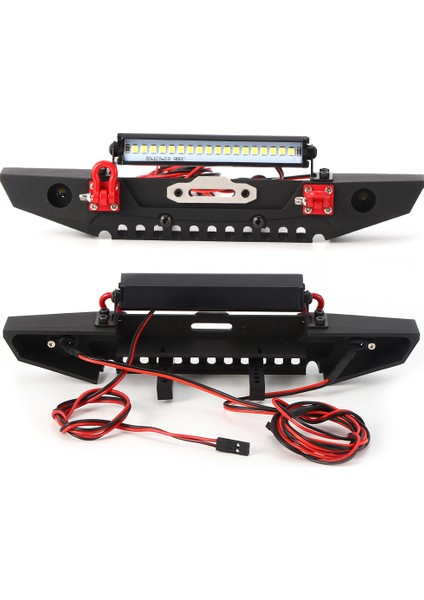 Çarpışma Önleyici Ön Tampon Spolight'lı Rc Araba Parçaları Trx4 Axial SCX10 90046 1/10 Rc Paletli Araba Için Uygun (Yurt Dışından) indirimleri