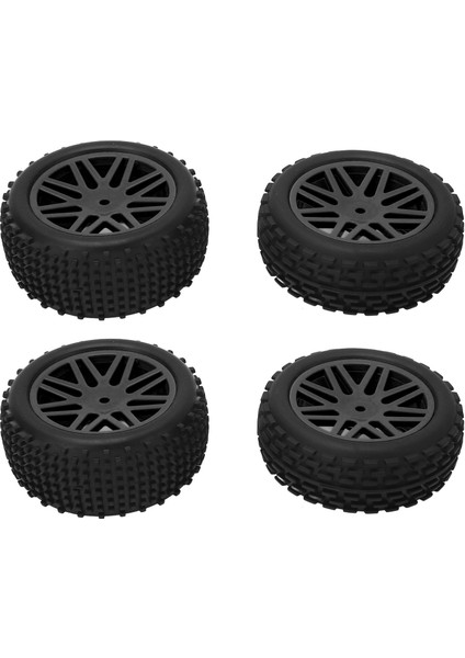 4 Adet 1/10 Rc Off Road Lastikler 2 Ön 2 Arka Yuvarlak Çivi Tipi Cilt V Delik Hub Yüksek Kavrama Rc Araba Tekerlekleri Siyah (Yurt Dışından) fiyatları