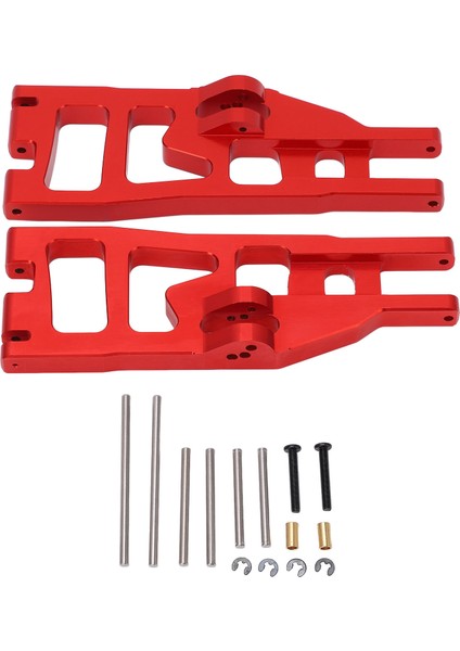 2 Adet Rc Ön Alt Salıncak Kolu Alüminyum Alaşımlı Cnc Işleme Hafif 1/6 Rc Kamyon Salıncak Kolu 1/6 Rc Kamyon Kırmızı (Yurt Dışından)