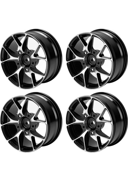 4 Adet Rc Tekerlek Göbeği Yüksek Aşınma Direnci Alüminyum Alaşımlı Uzaktan Kumandalı Araba Aksesuarları 1/10 Düz Spor Araba Içinsiyah (Yurt Dışından) modelleri