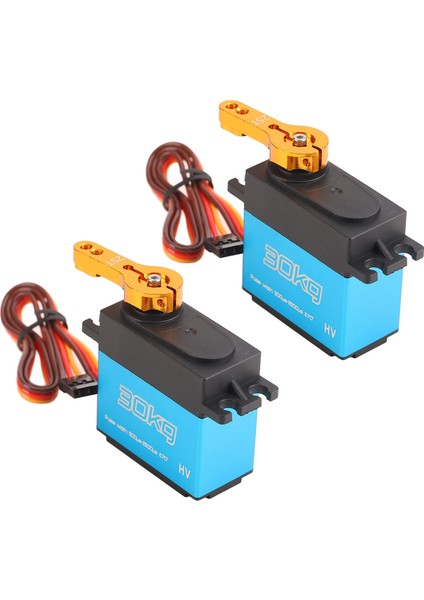 2 Takım 30KG Direksiyon Dişlisi Alüminyum Alaşımlı 270 Derece Dişli Servo 25T Metal Servo Kol 1/8 1/10 1/12 Ölçekli Robotlar (Yurt Dışından) indirimleri