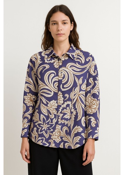 Kadın Oversize Uzun Kollu Tunik - Gömlek