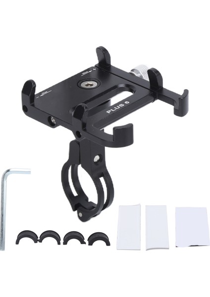 Gub Plus6 Bisiklet Motosiklet Telefon Tutucu Alüminyum Alaşım 360° Dönebilen Bisiklet Gidonu Telefon Tutucu Standı (Yurt Dışından)