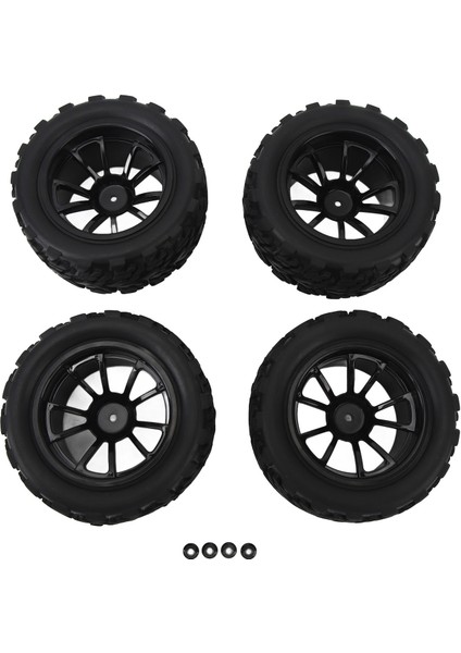 4 Adet Rc Araba Tekerlekleri Lastikleri Evrensel 10 Jantlar Konuştu Ka M4 Kilit Somunu Rc Araba 1/10 Tekerlekler Lastikler Değiştirme (Yurt Dışından)