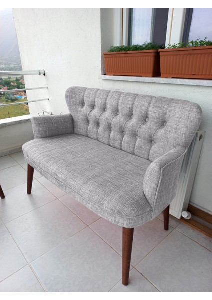 - Roma Çay Seti Koltuk Takımı - Keten Kumaş - Ahşap Ayak - Krem fiyatları