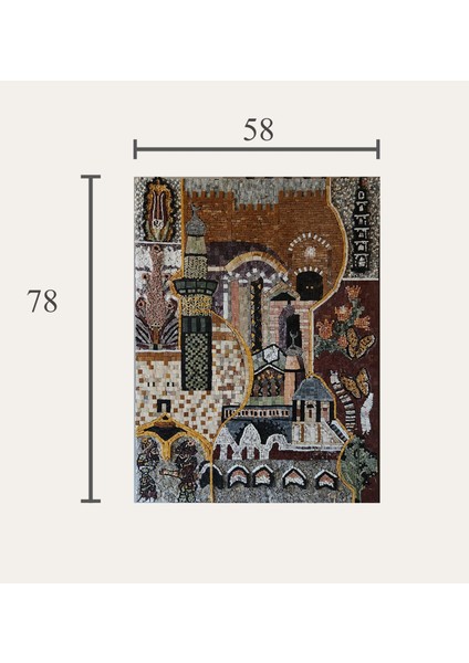 Tarihi Istanbul Mozaik Taş Tablo fiyatları