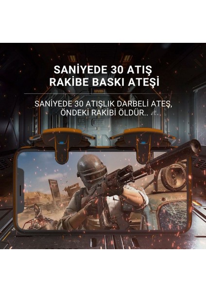 Tüm Telefonlara Uygun Pubg ve Call Of Duty Uyumlu Şarjlı Oyun Tetiği | Hızlı Ateş ve Hassas Nişan fiyatları