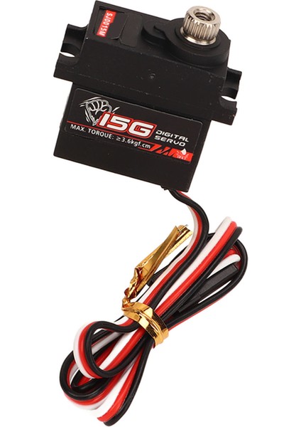 15G Rc Servo Metal Dişli Su Geçirmez Dijital Servo Sabit Kanatlı Uçak Model Tekne Oyuncak Araba (Yurt Dışından) modelleri