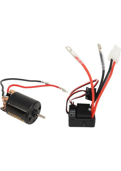 Rc Motor Esc Combo Fırçalanmış 540 Motor Yüksek Tork 60A Hız Kontrol Cihazı Düşük Gürültü Güçlü Rc Araba Aksesuarı 1/14 1/10 13T (Yurt Dışından) modelleri