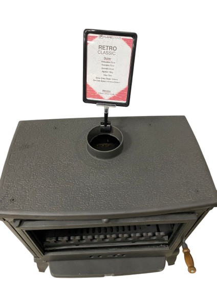 FS-041 Retro Tek Camlı Döküm Soba fırsatları