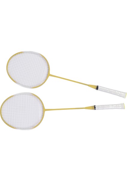 2 Oyuncu Badminton Seti Düşük Titreşim Güçlü Esneklik Demir Alaşımlı Badminton Raketleri Seti 3 Naylon Raketle Taşıma Çantası Sarı (Yurt Dışından) fiyatları