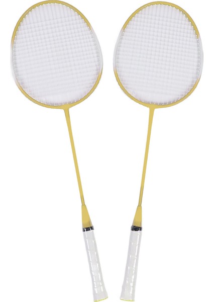 2 Oyuncu Badminton Seti Düşük Titreşim Güçlü Esneklik Demir Alaşımlı Badminton Raketleri Seti 3 Naylon Raketle Taşıma Çantası Sarı (Yurt Dışından) modelleri